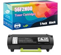 56F2H00 Toner Cartridges Compatible for Lexmark MS321dn MS421dn MS421dw MS521dn MS621dn MS622de MX321adn Printers, with Chip, High Yield 25000 Pages, Clear Printing (Black)