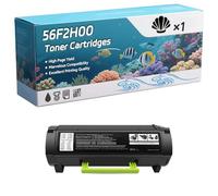 56F2H00 Toner Cartridges Compatible for Lexmark MX321ADN MX321ADW MX421ADE Printers, High-Definition Printing Effect with Chip, 15000 Pages (1 Pack Black)