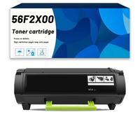 56F2X00 Black Toner Cartridge Compatible for Lexmark MMX321 421 521 622 MX522 MS621 Printers High Yield 20,000 Pages Vivid Colors, Home & Office Use 1 Black