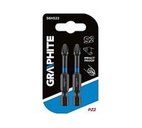 56H522 bit Pozidriv® PZ2 L. total: 50 mm mounting: 1/4" (E6.3 mm) GRAPHITE