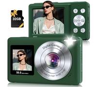 56M 2.7K Dual-Screen Digital Camera Green