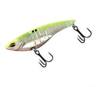 56mm Metal Sinking VIB Lure Featuring Balanced Weight Integration for Seamless Transition from Cast to Swim Phase (white yellow)