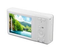 56MP 4K Digital Camera, Autofocus Small Camera with Built In Flash for Traveling and Parties, Plastic Material (Silver)