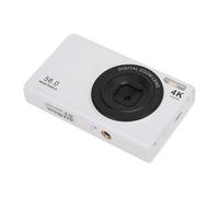 56MP Digital Camera, 4K Autofocus 16x Digital Zoom with Fill Light, Portable Vlogging Camera for Travel Wedding Graduation (White)