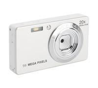 56MP Digital Camera, 4K HD Video Recording, 20X Zoom for Travel Photography, 1080P Kids Teens Compact Camera with Webcam Function, for Beginners, Auto Focus Anti Shake