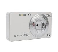 56MP Digital Camera with 20X Zoom, IPS Color Screen, 4K Video Recording, Autofocus Camera with Fill Light for Travel, 20 Unique Filters, USB Charging, 750mAh, Record Clear Videos