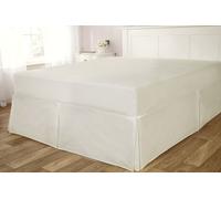 56P Polycotton Valanced Fitted Sheet Rapport Home Silver King