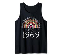 56th Birthday Born Making The World Better Place Since 1969 Tank Top