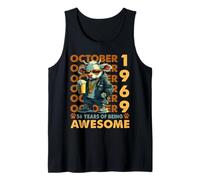 56th Birthday Cow Legends October 1969 56 Years Old Mens Tank Top