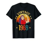 56th Birthday Gift 56 Years Old For Women Retro Vintage 1969 T-Shirt