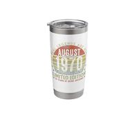 56th Birthday Legends August 1996 Vintage 56 Years Old Stainless Steel Insulated Tumbler