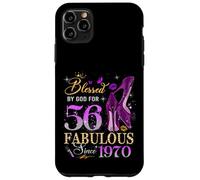 56th Birthday Queen Blessed by God 56 Fabulous Since 1970 Case for iPhone 11 Pro Max