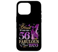 56th Birthday Queen Blessed by God 56 Fabulous Since 1970 Case for iPhone 16 Pro
