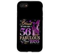 56th Birthday Queen Blessed by God 56 Fabulous Since 1970 Case for iPhone SE (2020) / 7/8