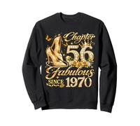 56th Birthday Queen Chapter 56 Fabulous Since 1970 Women Sweatshirt