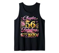 56th Birthday Queen Chapter 56 Fabulous Since 1970 Women Tank Top