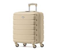 Flight Knight 56x45x25 EasyJet Cabin Bag, Jet2, British Airways Suitcase - Lightweight Small Durable 4-Wheel Cabin Case, Maximum Carry-On Size, ABS Hard Shell, 10kg Hand Luggage Bag- 56 x 45 x 25