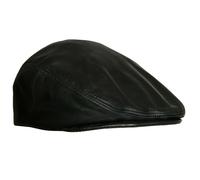 (57) Mens Leather Peaky Blinders Beret Golf Cabbie Cap
