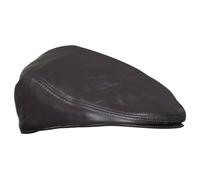 (57) Mens Peaky Blinders leather Golf Cabbie Cap