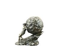 57 SPECIAL REPLICAS Bronze Sisyphus Statue Decor Gift for Women & Men, Classical Mythological Sculpture, Bronze Finish, 11.5cm H x 7cm W x 7cm D
