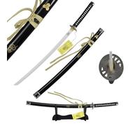 57 SPECIAL REPLICAS Katana Sword, Decorative Bamboo Katana Inspired by Kill Bill, Includes Display Sword Stand, Authentic Look, Handcrafted Design, Japanese Style Room Accent JT10320E