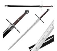 57 SPECIAL REPLICAS Medieval Bamboo Sword Length 122 cm - The Wittcherr Inspired - Prop for LARP, Cosplay and Dress up Party - Wall Decoration - Bamboo Swords with no Sharp Edges, JT10637