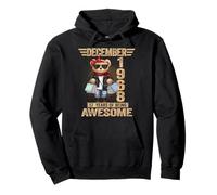 57 Year Old December 1968 Teddy Bear 57th Birthday Women Pullover Hoodie