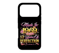 57 Year Old Made in 1969 Retro Floral 57th Birthday Women Case for iPhone 17 Pro