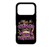 57 Year Old Made in 1969 Retro Floral 57th Birthday Women Case for iPhone 17 Pro