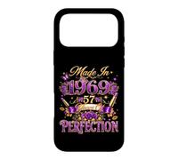 57 Year Old Made in 1969 Retro Floral 57th Birthday Women Case for iPhone 17 Pro Max