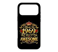 57 Year Old Made in 1969 Retro Floral 57th Birthday Women Case for iPhone 17 Pro Max