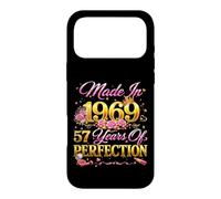 57 Year Old Made in 1969 Retro Floral 57th Birthday Women Case for iPhone 17 Pro Max