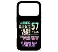 57 Years Married Funny 57th Wedding Anniversary Case for iPhone 17 Pro