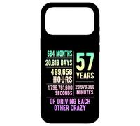 57 Years Married Funny 57th Wedding Anniversary Case for iPhone 17 Pro Max