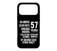57 Years Married Funny 57th Wedding Anniversary Case for iPhone 17 Pro Max