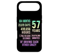 57 Years Married Funny 57th Wedding Anniversary Case for iPhone Air