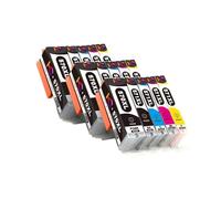 570 571 Ink Cartridge, Compatible with Canon, MG5750 MG5751 | PGI-570 PGBK CLI-571 for MG5752 MG5753 MG6850 MG6851 MG6852, C K M Y inkjet cartridge(3PGBK 3BK 3C 3M 3Y)