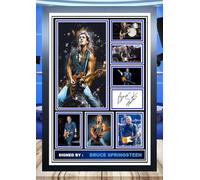 (570) Bruce Springsteen Music Legend Signed Framed Autograph Signature A4 (21 X 297 CM) Art Work Wall Art Display (REPRINT) #####