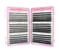 570 Pieces Cluster Lashes Kit, 30-40-50-60-80-100D DIY Lash Clusters, Fluffy Eyelash Extensions, Curly Durable Eyelash Clusters for Women (8-16mm Mix)