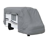 (570 x 235 x 275 cm) vidaXL Motorhome Covers Protective RV Cover Camper Cover Grey Non-woven Fabric