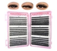 570pcs Cluster Lashes - Individual Eyelashes for Custom Lash Looks, Lightweight Faux Mink, Natural or Dramatic Styles