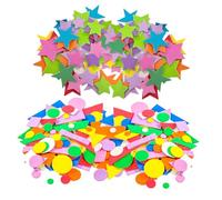 570pcs Foam Stickers, Foam Letter Stickers Self Adhesive Letters Sticker Kids Stickers Star Stickers, Foam Shapes for Crafts Making Children Scrapbooking Card DIY Crafts Party Decorations