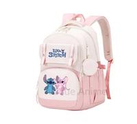 (5731631) Anime Lilo Stitch Backpack Large Capacity Bookbag for Boy Girl Men Women Leisure Waterproof Laptop Travel Bag Kid Gift Mochila