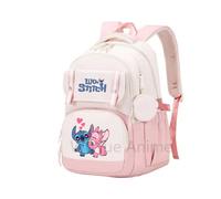 (5731632) Anime Lilo Stitch Backpack Large Capacity Bookbag for Boy Girl Men Women Leisure Waterproof Laptop Travel Bag Kid Gift Mochila