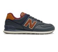 574 Leather - Navy UK 11