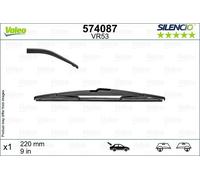Valeo Rear Wiper Blade Silencio VR53 574087 220 mm Original Equipment – Single