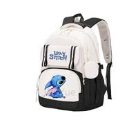 (5751629) Anime Lilo Stitch Backpack Large Capacity Bookbag for Boy Girl Men Women Leisure Waterproof Laptop Travel Bag Kid Gift Mochila