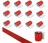 5760pcs Real Glass Silver Mirrors Mosaic Tiles Sticker for Craft Mini Square Glass Tiles Self Adhesive,5mm by 5mm (Red)