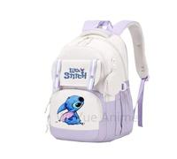 (5761629) Anime Lilo Stitch Backpack Large Capacity Bookbag for Boy Girl Men Women Leisure Waterproof Laptop Travel Bag Kid Gift Mochila