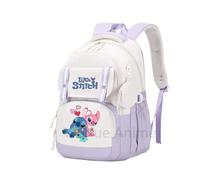 (5761630) Anime Lilo Stitch Backpack Large Capacity Bookbag for Boy Girl Men Women Leisure Waterproof Laptop Travel Bag Kid Gift Mochila